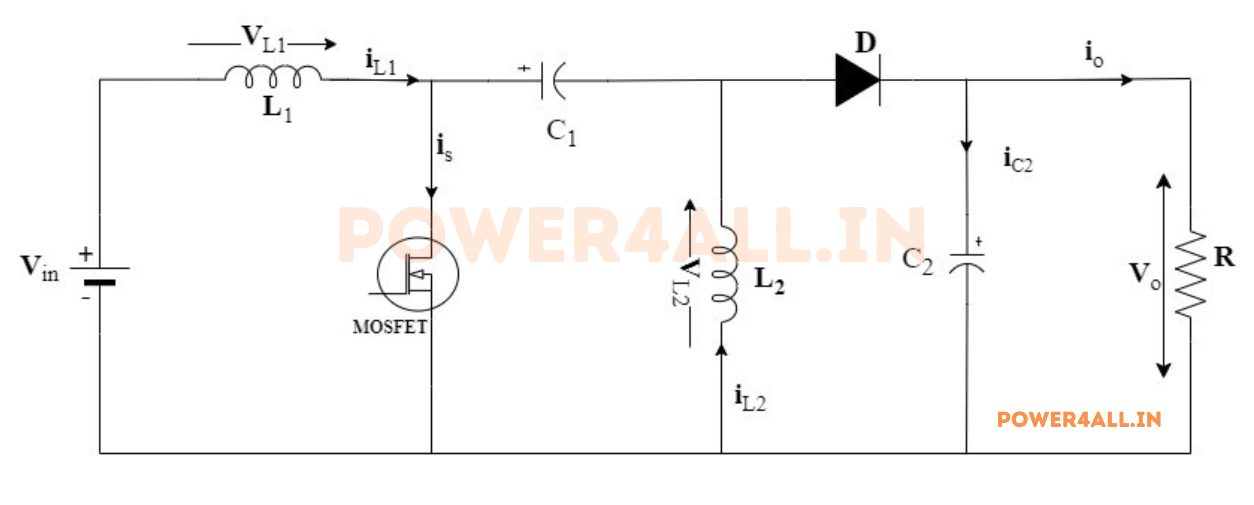 SEPIC Converter Circuit